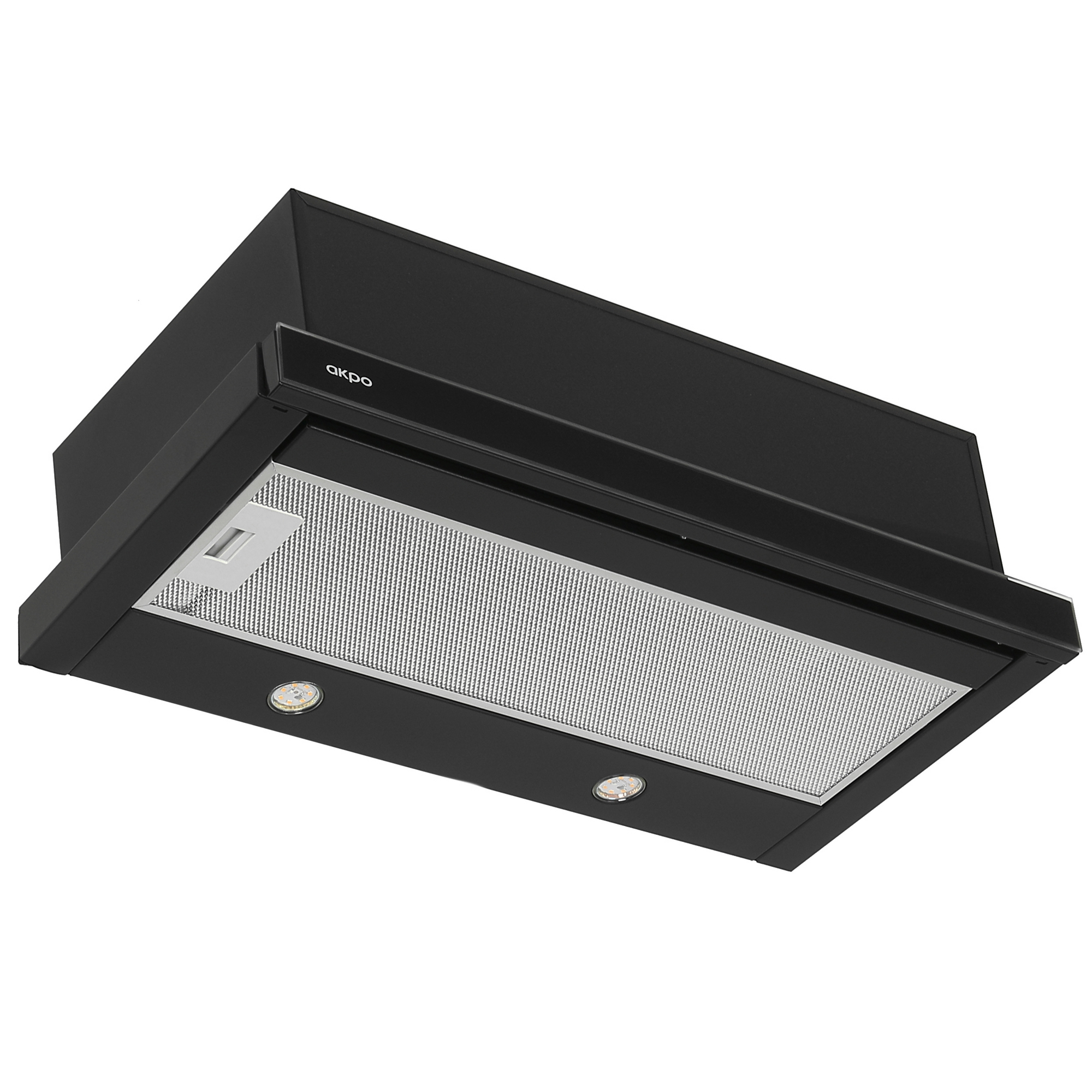 9940346 Вытяжка телескопическая Akpo WK-7 Light eco twin glass II черный/черный STDN-0075109
