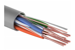 16312463 Кабель LAN PRO UTP4-CAT5e IN 305 м, серый MP U4PVC305R_PROMP CADENA