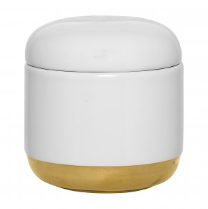 2000983153746 Емкость для хранения с крышкой White & Gold LINDDNA