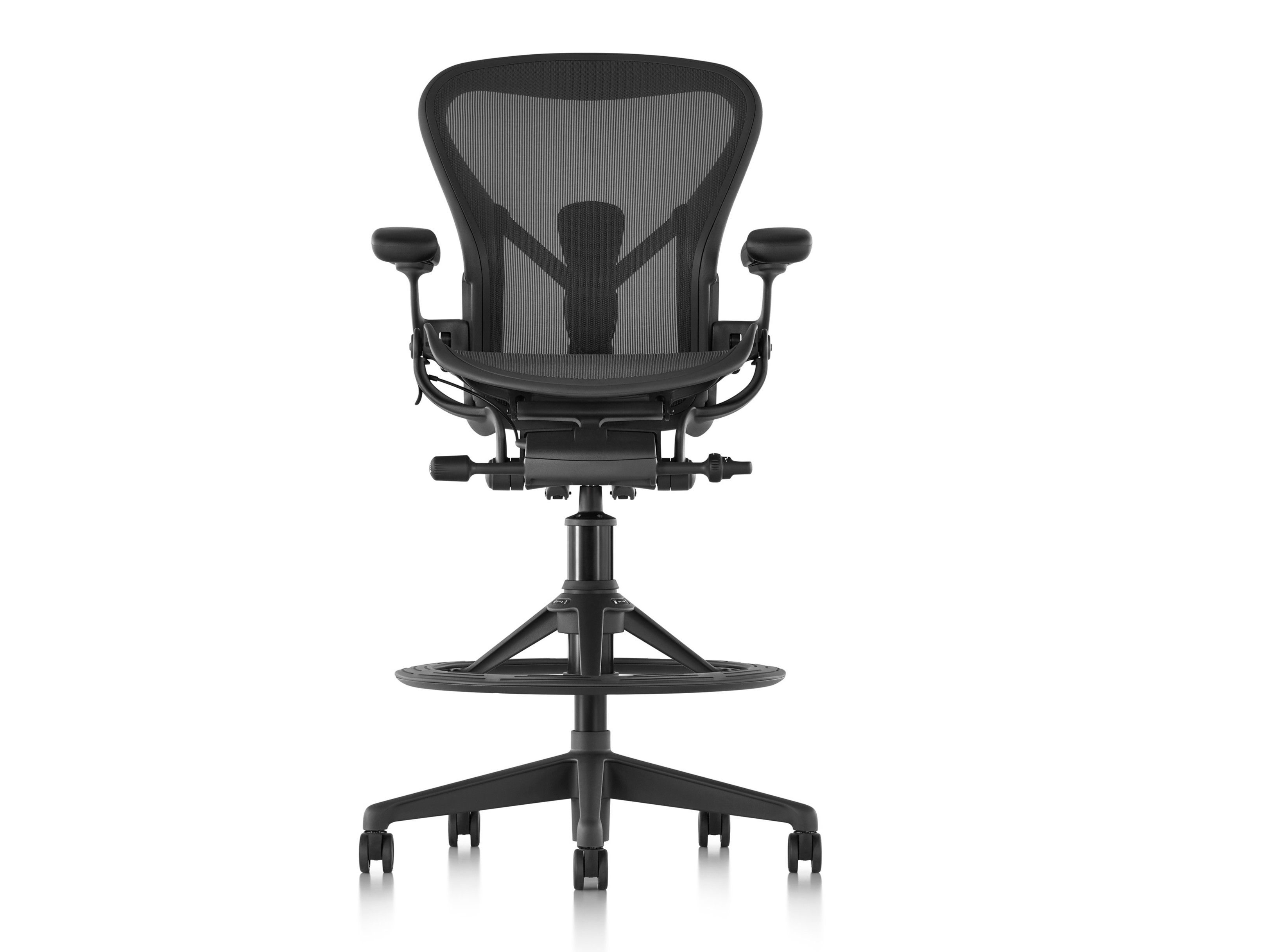 5 спиц поворотный офисный стул с подлокотниками Herman Miller Aeron ARCH-00029451