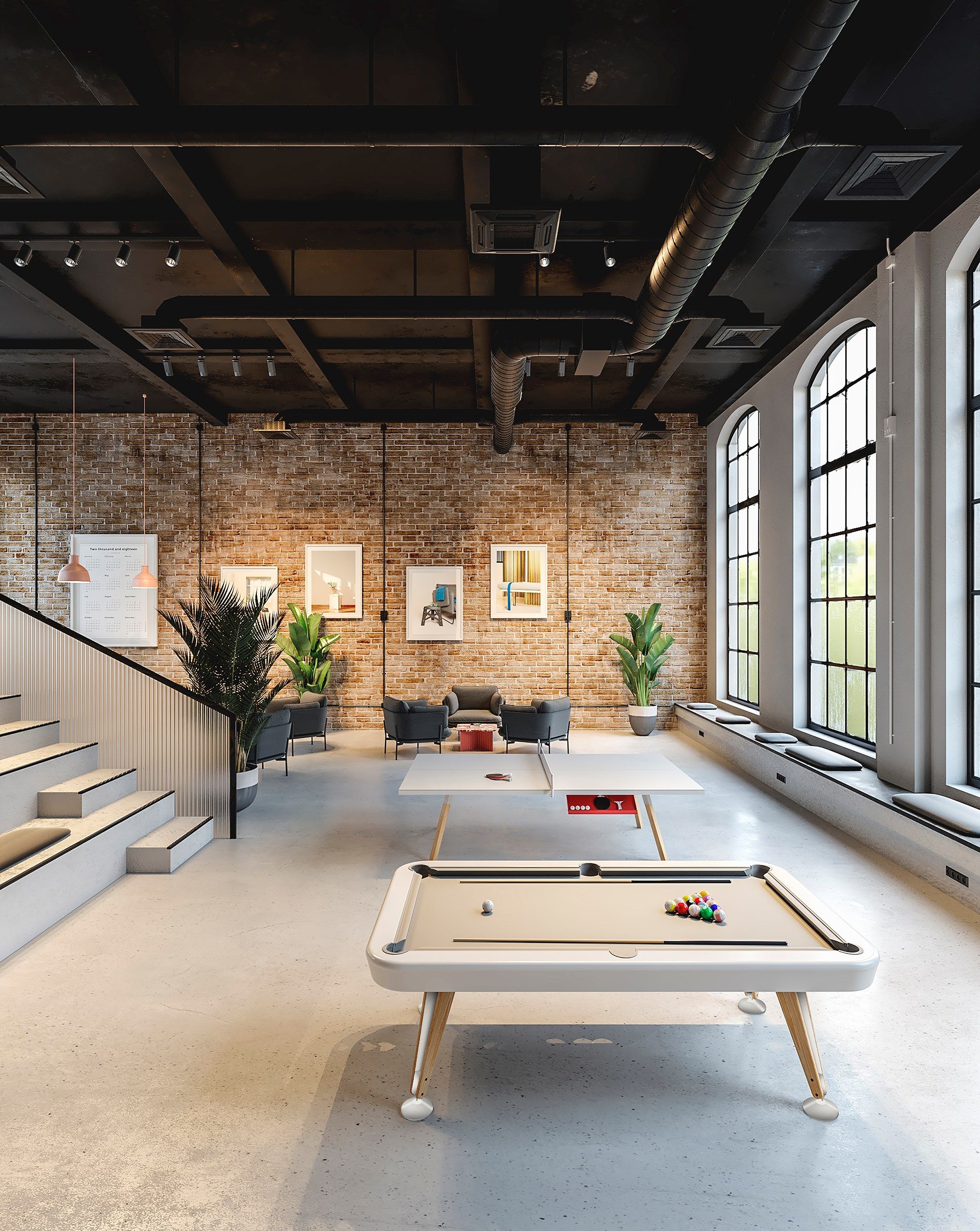 Стальной и ироко крытый бильярдный стол RS Barcelona диагональ ARCH-00007019 - Вид №7