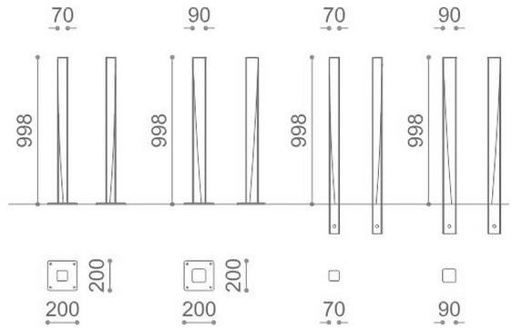 Metalco Столб для столбика Corten ™ sun-id-1414775 - Вид №5