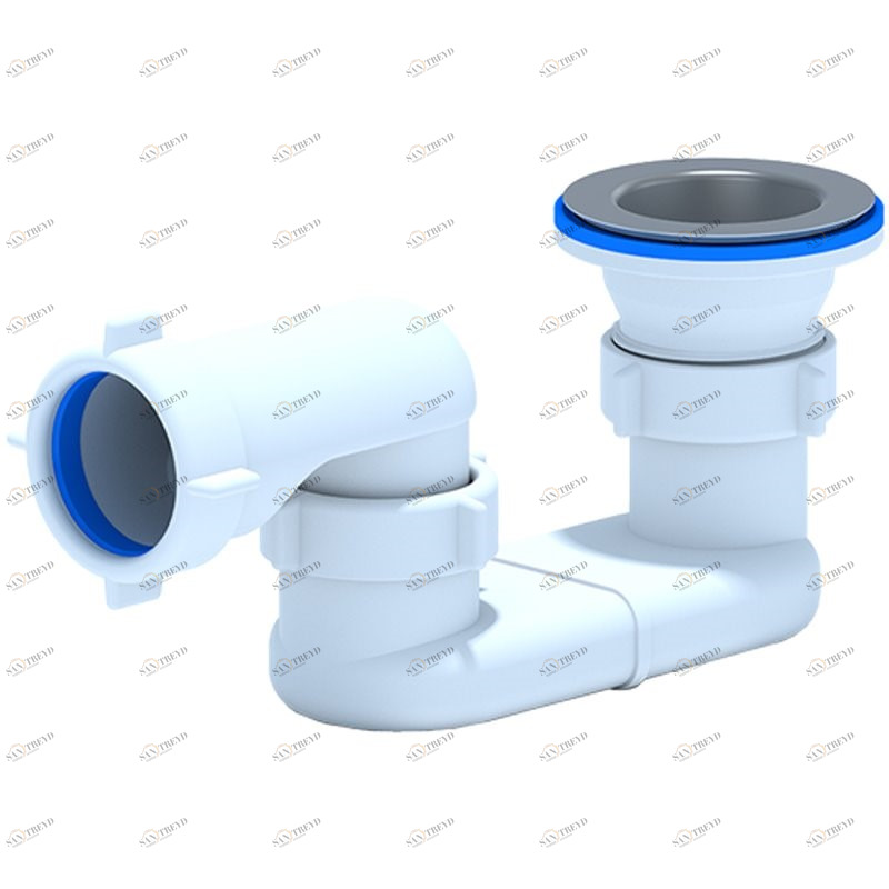 Сифон АНИ для душевого поддона плоский 1 1/2" E010 АНИ пласт 7236