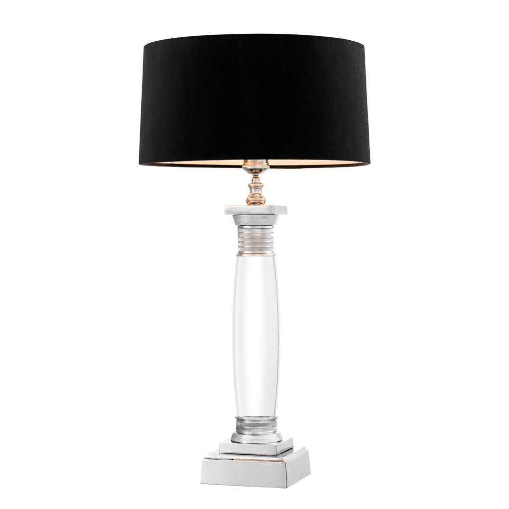 Настольная лампа Elba от Eichholtz 110462 EICHHOLTZ КЛАССИЧЕСКИЕ 062037 Прозрачный;черный  - Вид №1