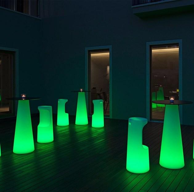 Plust Светящийся табурет из полиэтилена Fura sun-id-1479339 - Вид №2