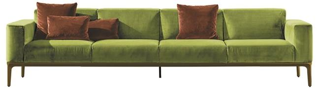 Sovet italia 4-х местный модульный диван из ткани Slim sun-id-1440481 - Вид №6