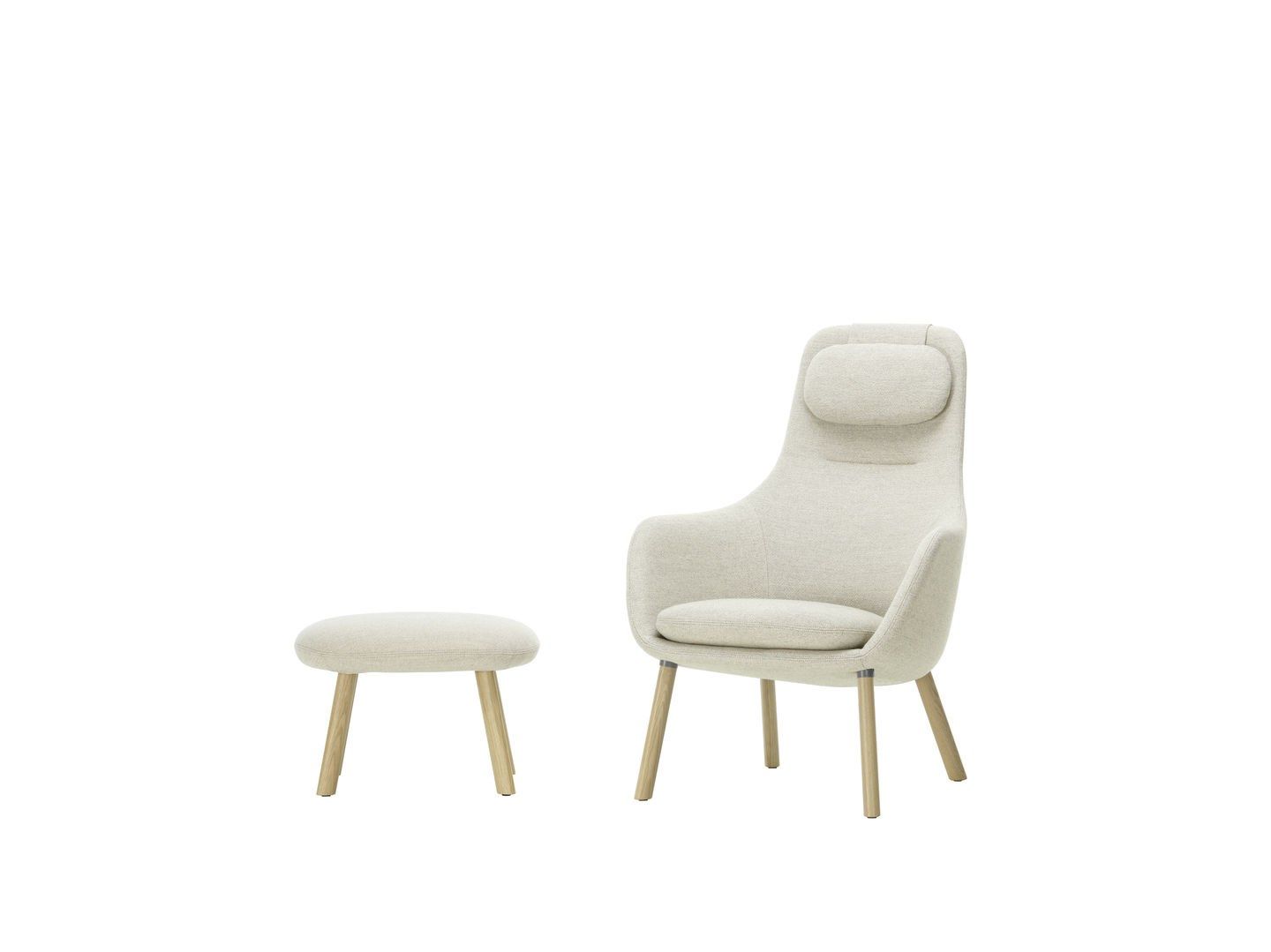 Тканевое кресло с подголовником VITRA HAL Lounge ARCH-00081015 - Вид №32