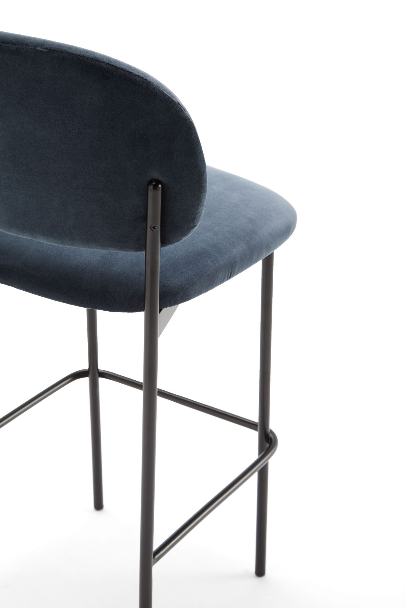 Высокий тканевый стул с подставкой для ног Blasco&Vila RC Metal ARCH-00137343 - Вид №13