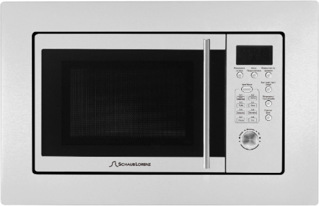 SLM EW21D 38.2х59.5х31.6 см, 800 вт, 20 л, гриль 1000вт, дисплей, таймер, 5 уровней мощности, электронное управление, белая Schaub Lorenz Santreyd 