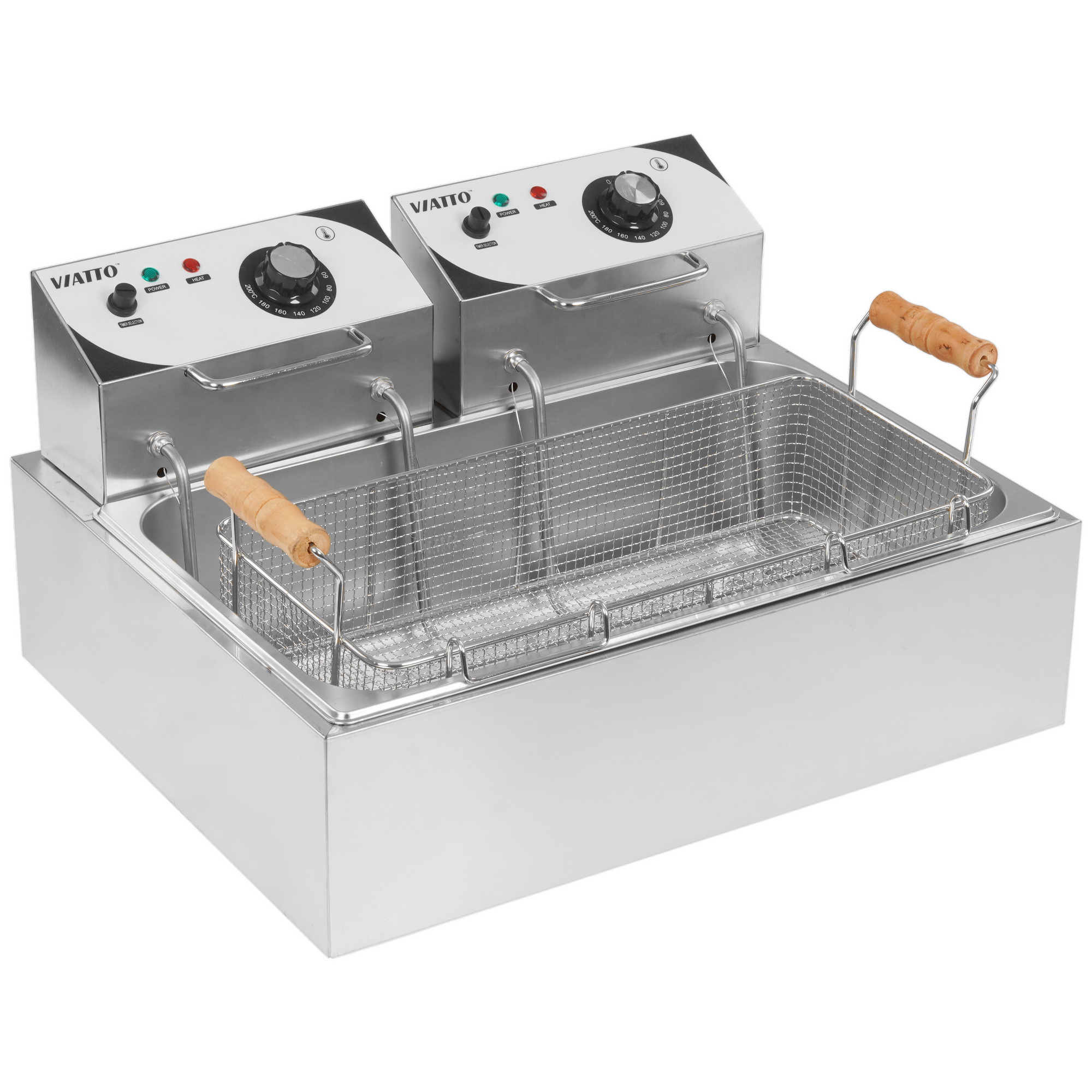 9126324 Фритюрница Viatto VA-MF25 серебристый STDN-0082777