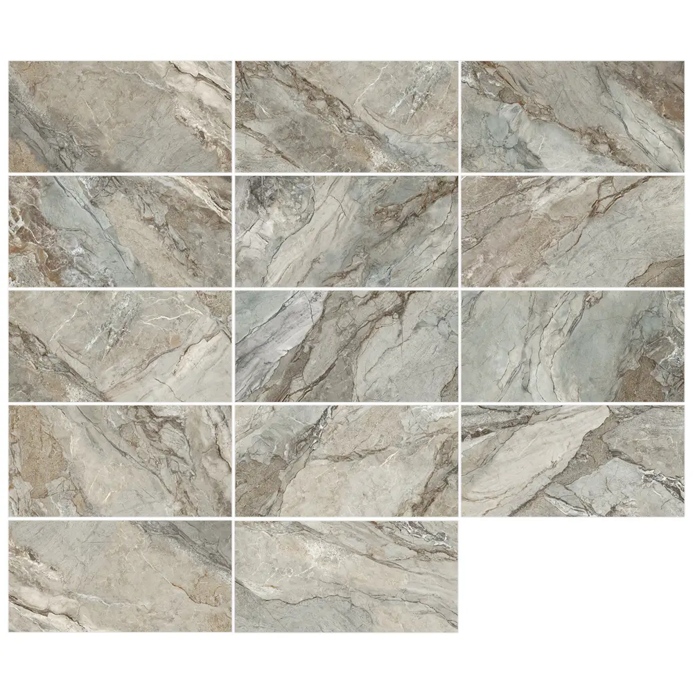 Глазурованный керамогранит Alma Ceramica Geotiles 40 60x120 см 1.44 м² матовый цвет бежевый STLM-2195828 - Вид №2