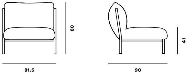 Hem Кресло из ткани Kumo Hem30091 - Вид №8
