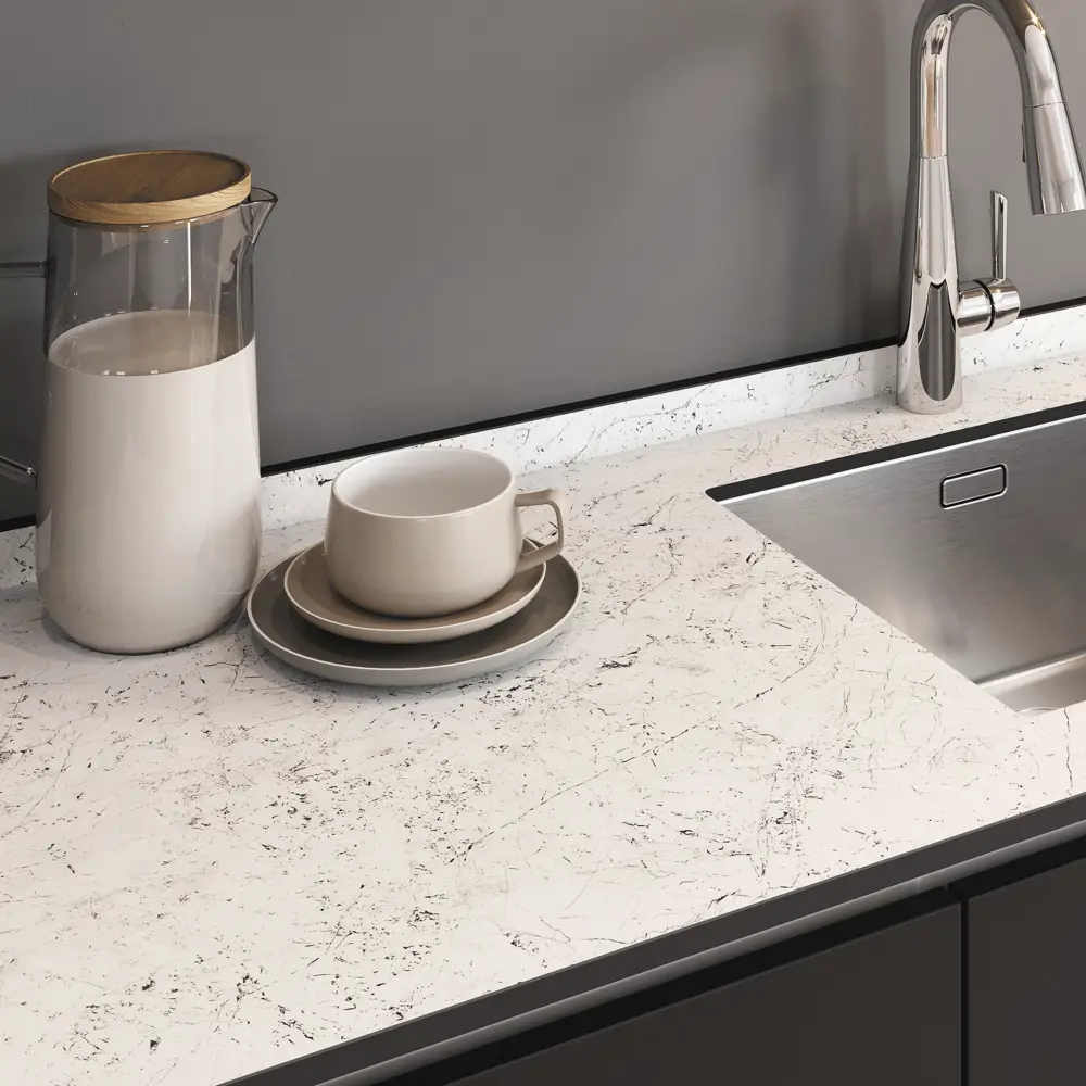 Столешница Santreyd Абетоне L805 белая для кухни 120×80 см 86820684 STLM-0877703 - Вид №4