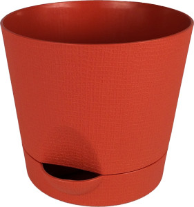 202-2 Горшок д/цветов с поддоном Le Parterre d=11.5 0.7 Л. терракот Цветочная коллекция