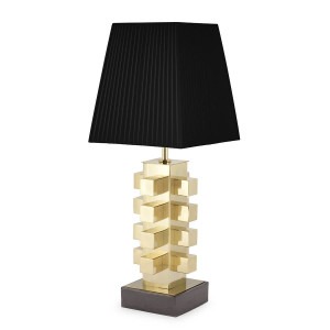 500261-93 ABHIKA НАСТОЛЬНАЯ ЛАМПА ДОБ ТРЕЗОР BLACK/GOLD
