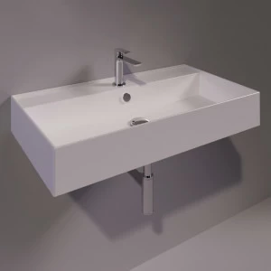 AG81BIANCO Подвесная раковина настенная прямоугольная Simas Agile белая