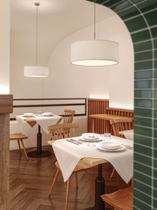 Ткань светодиодный подвесной светильник