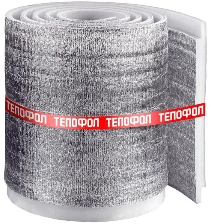 91764576 Теплоотражающая изоляция Тепофол 1.05x10м 50мм 10.5м² STLM-1019390