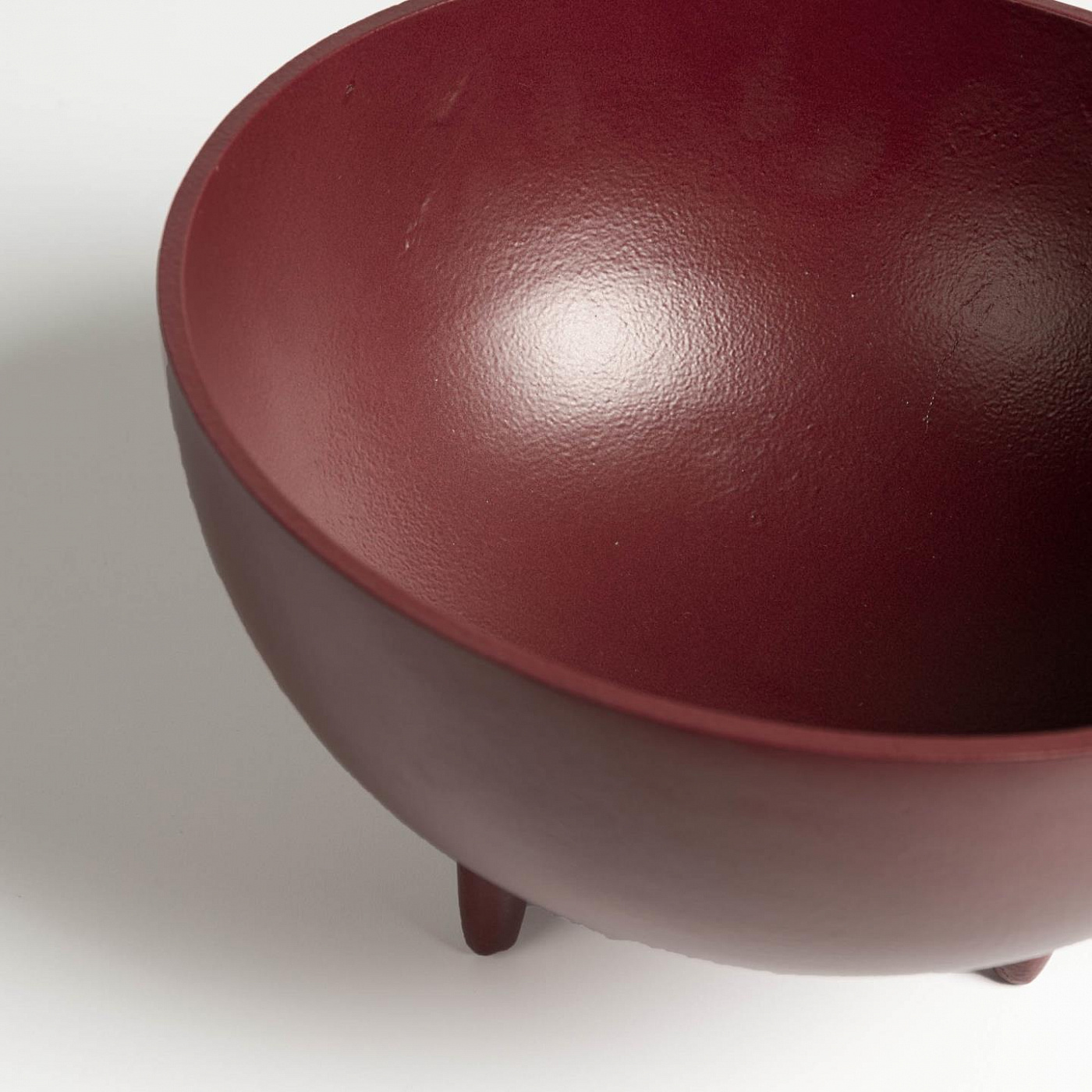 076554 Чаша металл гранатовая La Forma Bintou 