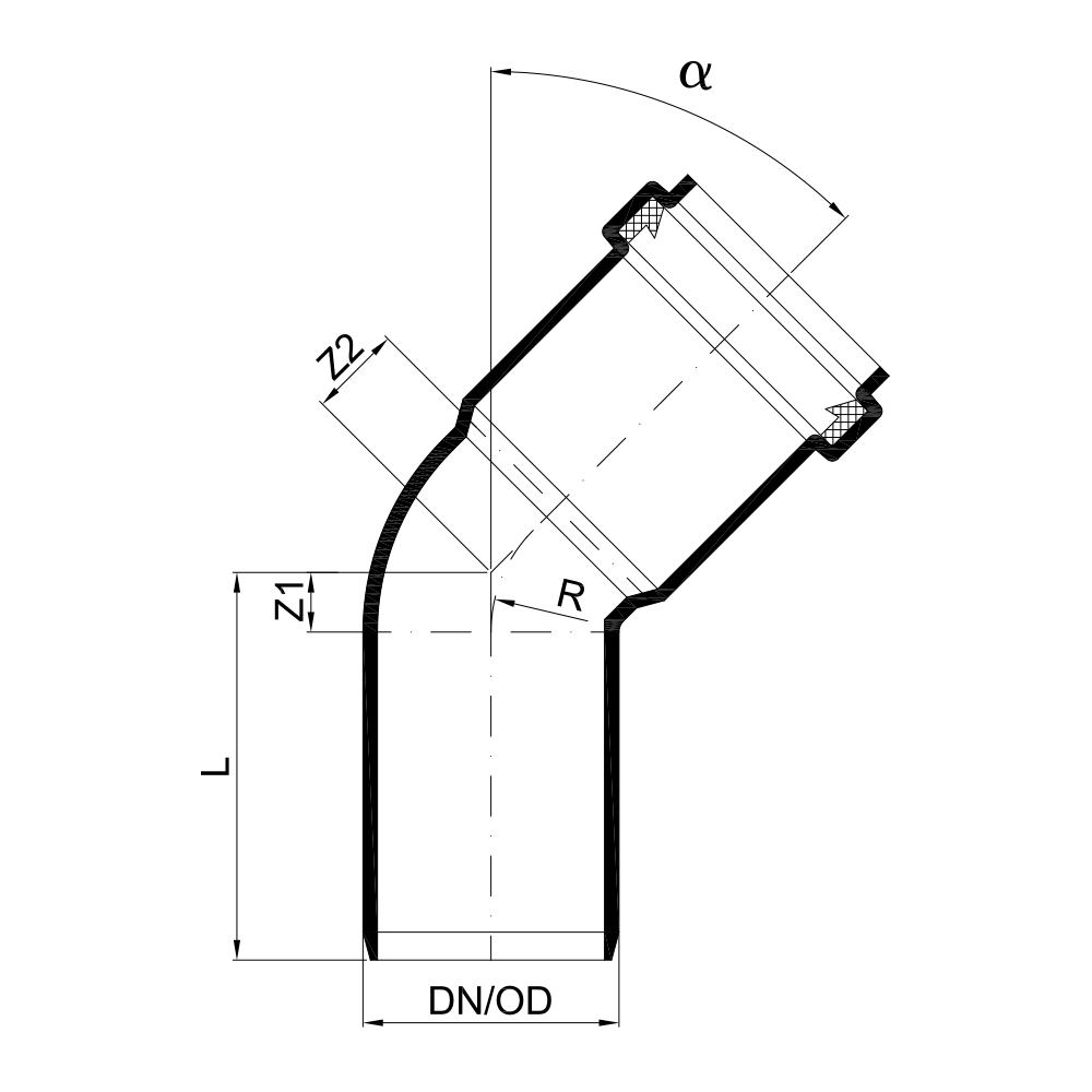 02142 Отводы Tece  - Вид №1