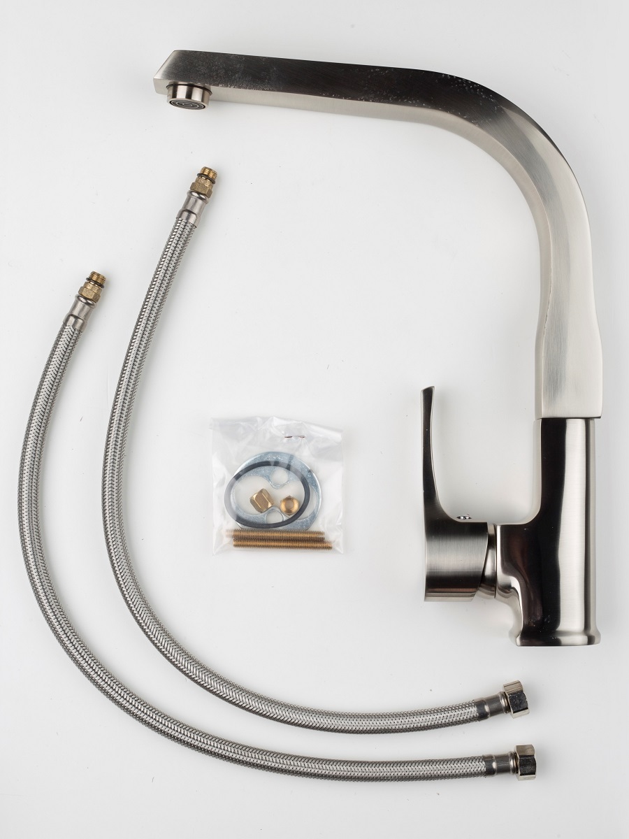 Смеситель для кухни Navako Vertigo сатин NAVAKO 14011 - Вид №3