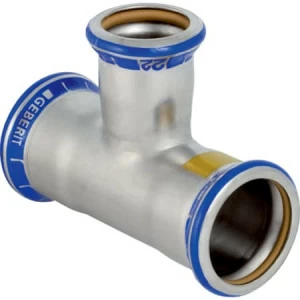 GEBERIT 34049 Тройник переходной Geberit Mapress из нержавеющей стали (газ)