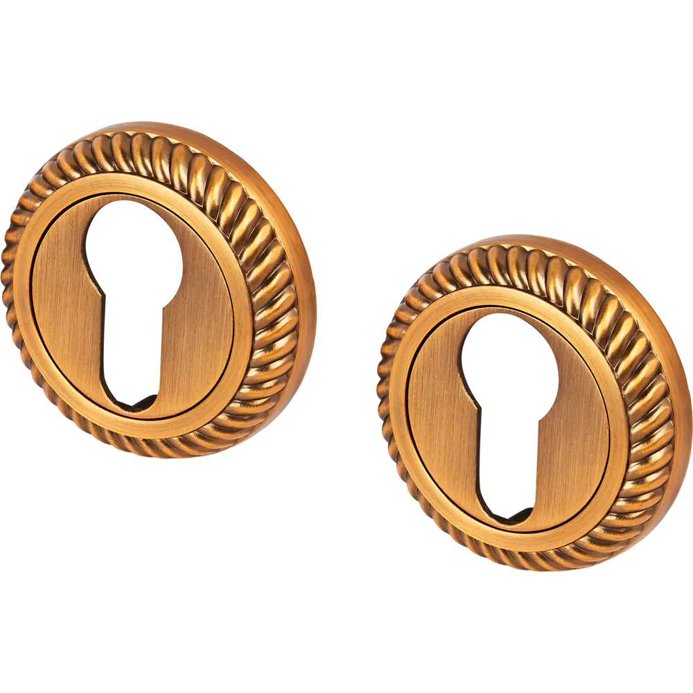 Декоративные накладки Puerto на цилиндр замка 54×54 мм, цвет кофе 86338217 STLM-0902362 - Вид №2