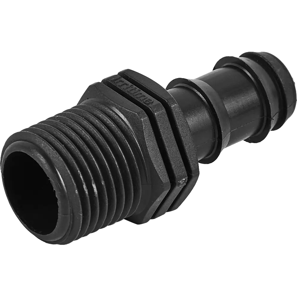 Адаптер для ПНД трубки BOUTTE, внешняя резьба 1/2"x16 мм, 2 шт STLM-2052305 - Вид №3