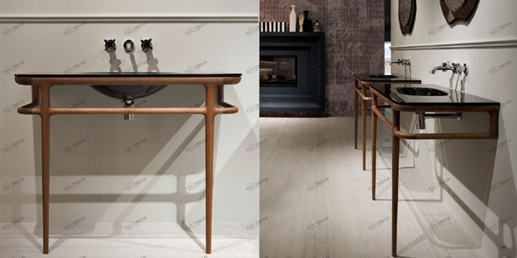 Комплект мебели №10 90 см Antonio Lupi ILBAGNO из ясеня Antoniolupi 10ILBAGNO