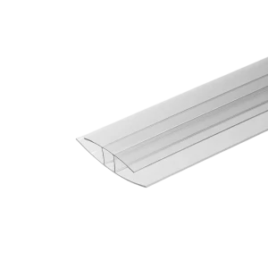 Профиль соединительный для поликарбоната Колибри 4 мм 6 м прозрачный