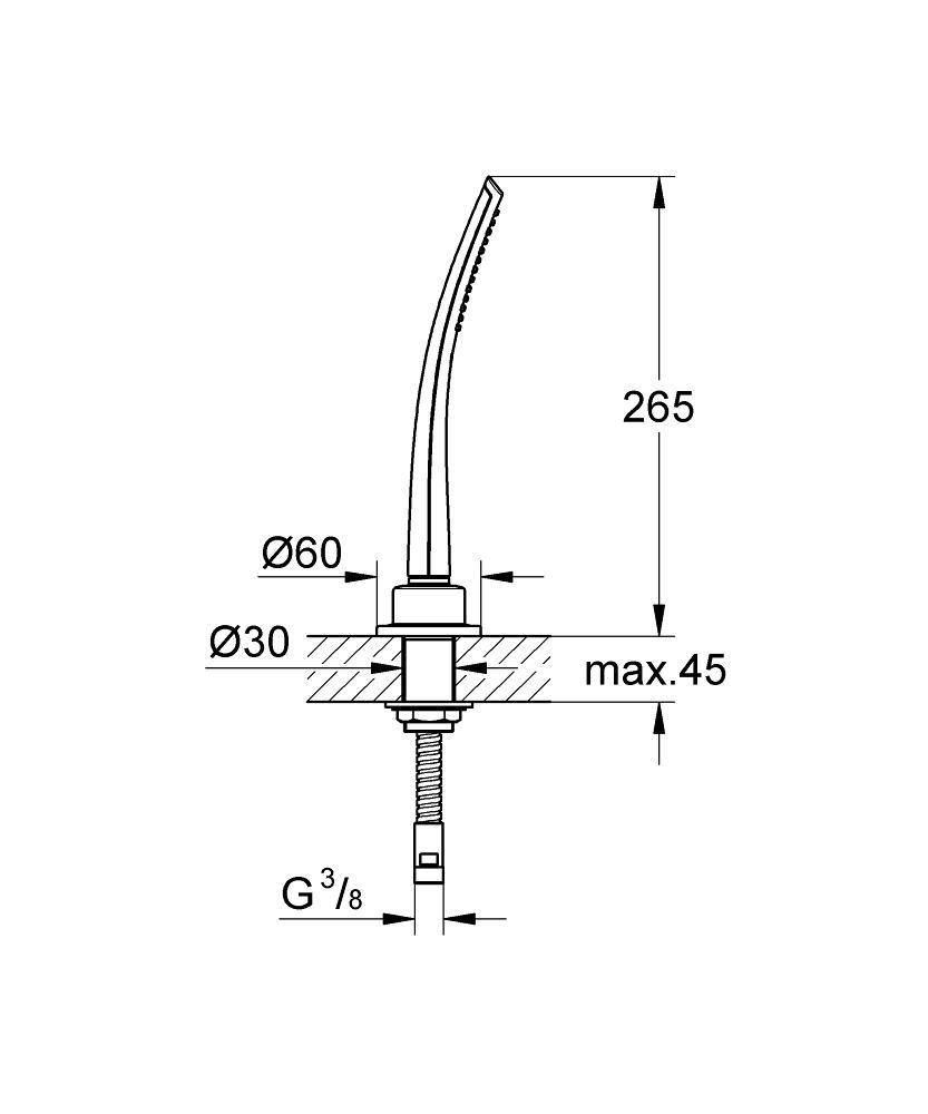 27532000 Душевой набор Grohe хром  - Вид №1