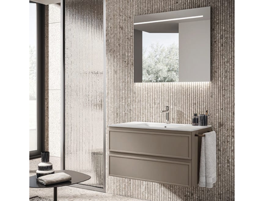 Подвесной умывальник с ящиками и встроенной раковиной BMT Everyday ARCH-00075110 - Вид №1