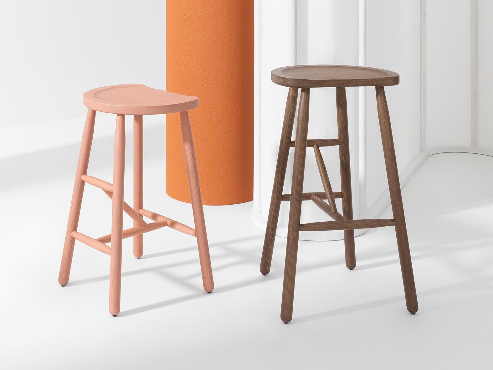 Высокий стул из ясеня Billiani Puccio ARCH-00119439 - Вид №1