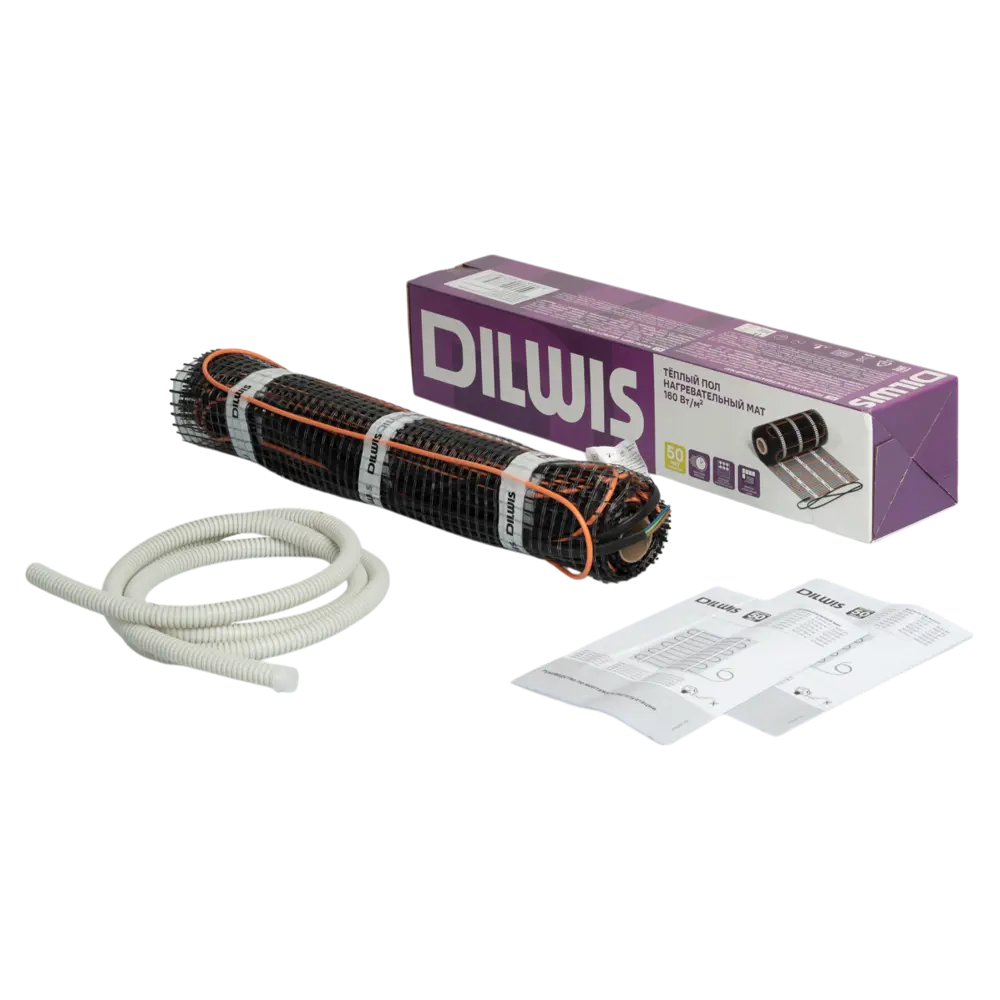 Нагревательный мат для теплого пола DILWIS 2.5 м2 400 Вт 89398461 STLM-2156917  - Вид №1