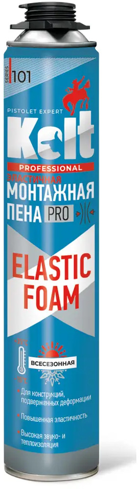 91616241 Пена монтажная профессиональная Kolt 65 всесезонная эластичная 1000 мл STLM-0857182