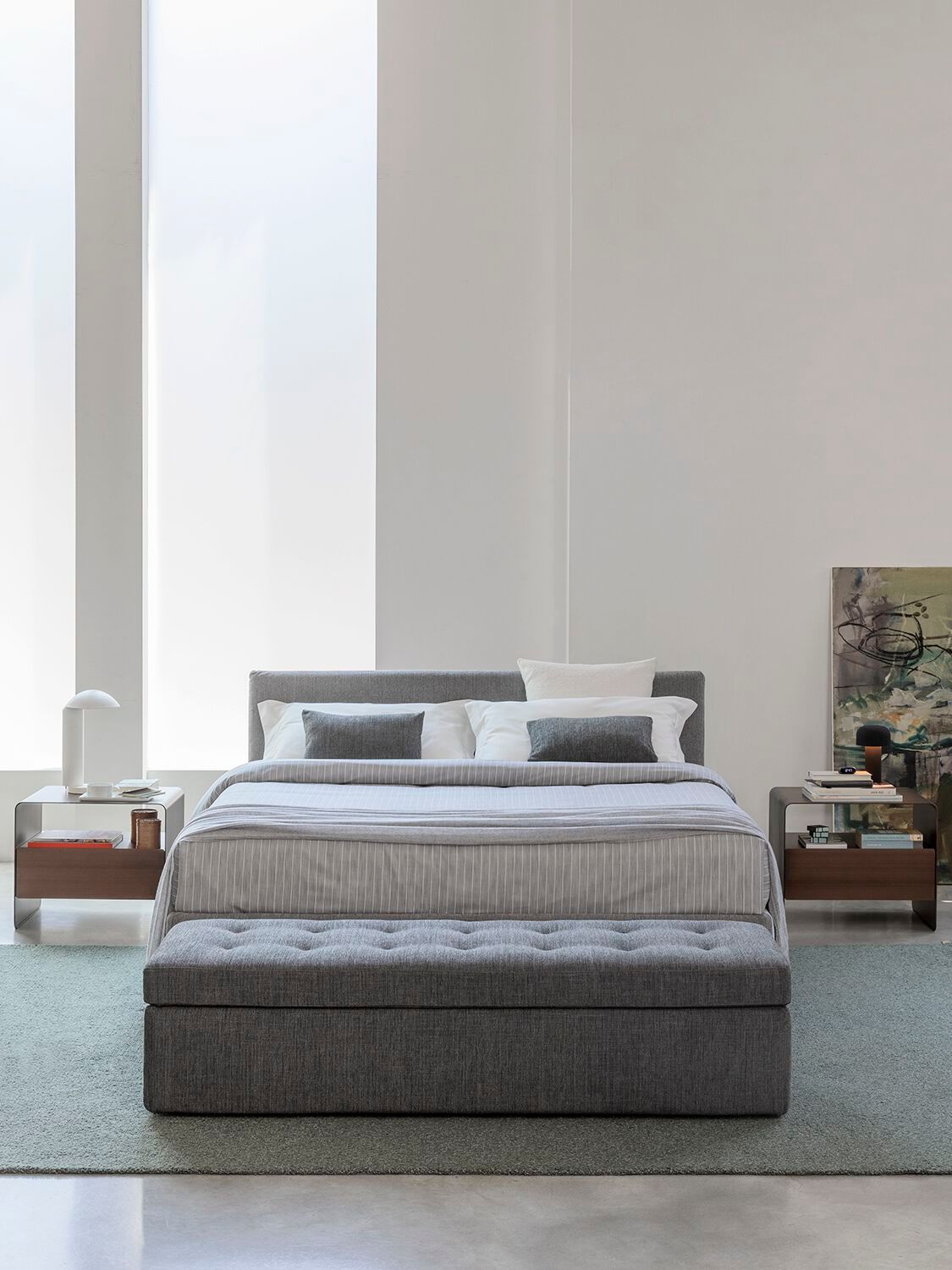 Двуспальная кровать с колесами Flou Nocturno ARCH-00094130 - Вид №2