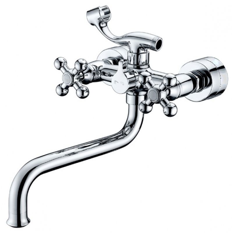 90597149 Смеситель для ванны двухвентильный цвет хром Carlson Lux 11255 STLM-0299740 KAISER