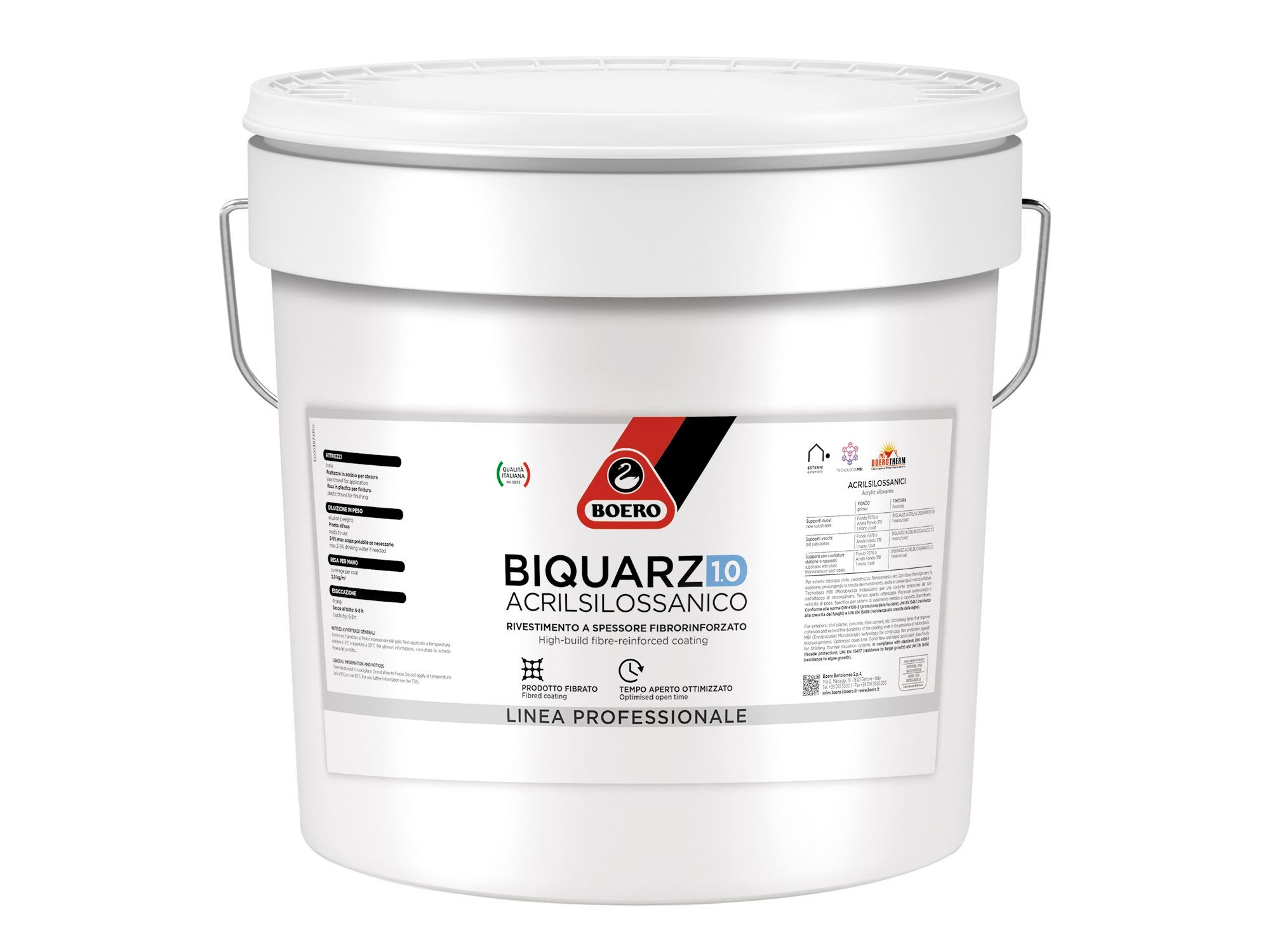 Покрытие толщиной акрилсилоксанового волокна Boero Biquarz ARCH-00133058