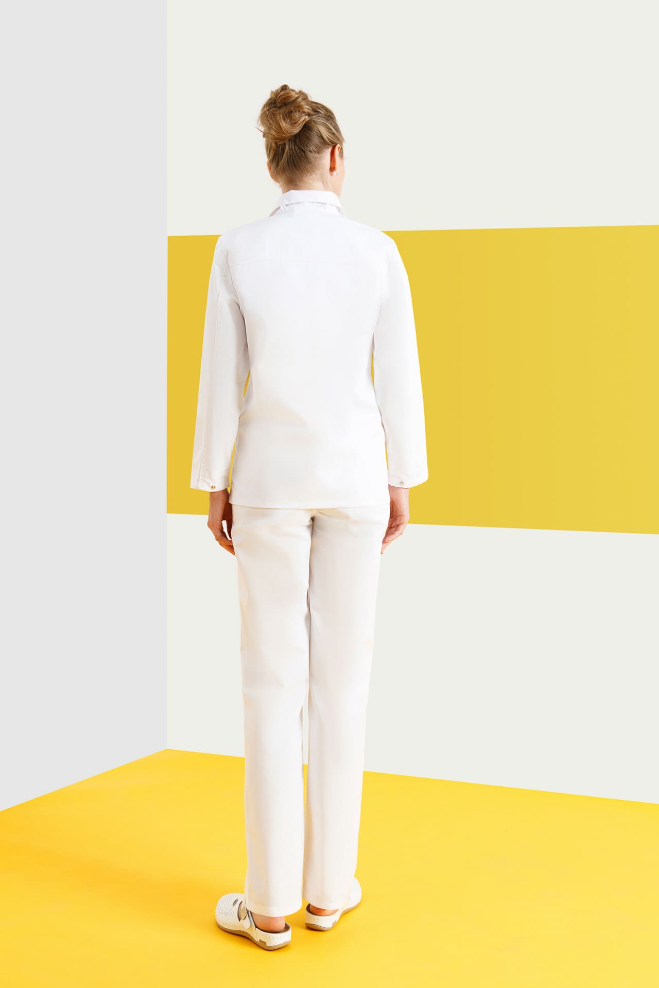 5041557 Куртка Эйч-Лайн женская белая  Одежда для поваров  размер 56-58/158-164 Спецодежда  - Вид №5