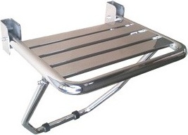 AM0251C Складное сиденье с опорой на стену mediclinics 