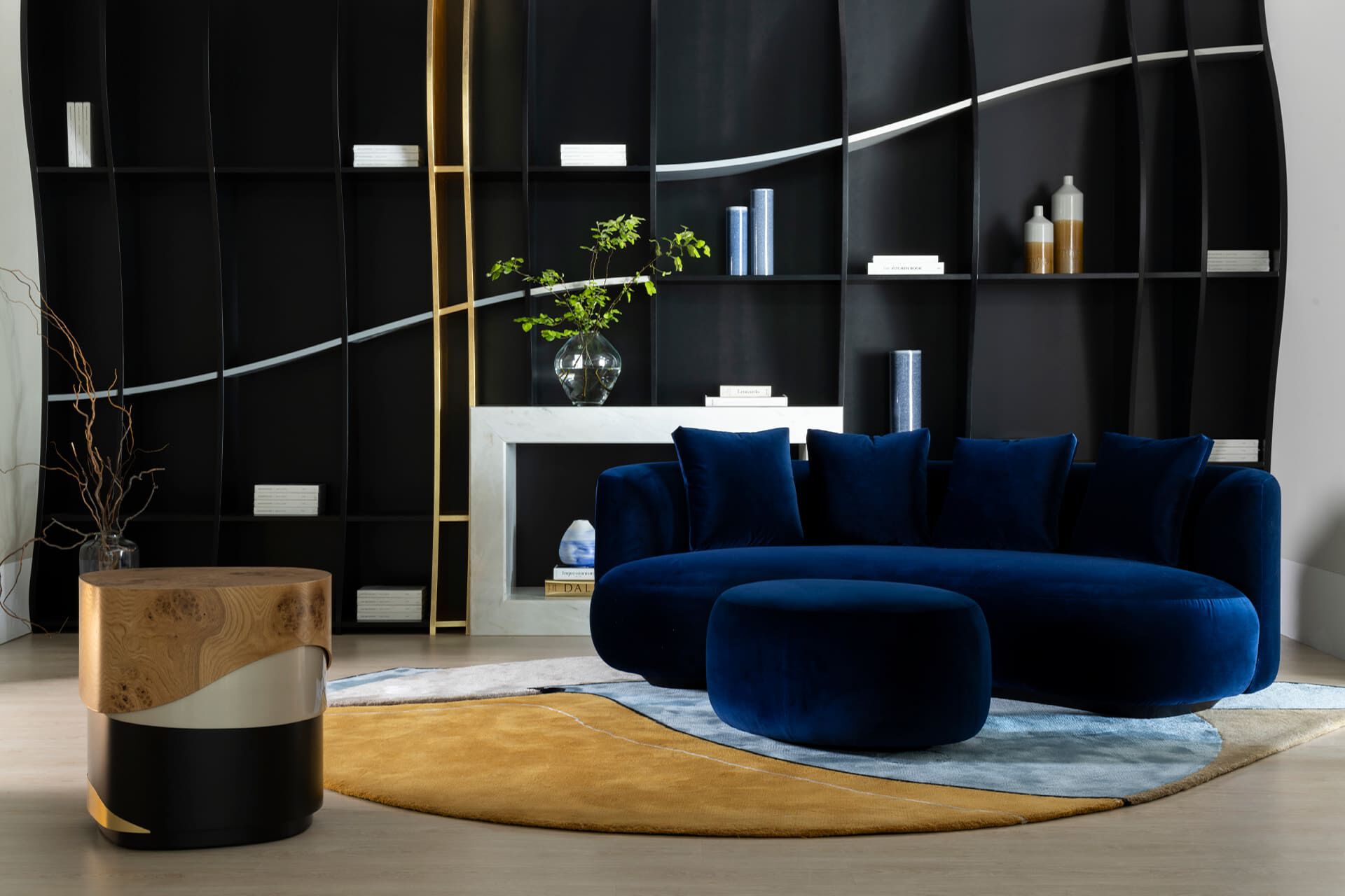 Высокий дубовый журнальный столик Greenapple Sistelo ARCH-00010190 - Вид №4