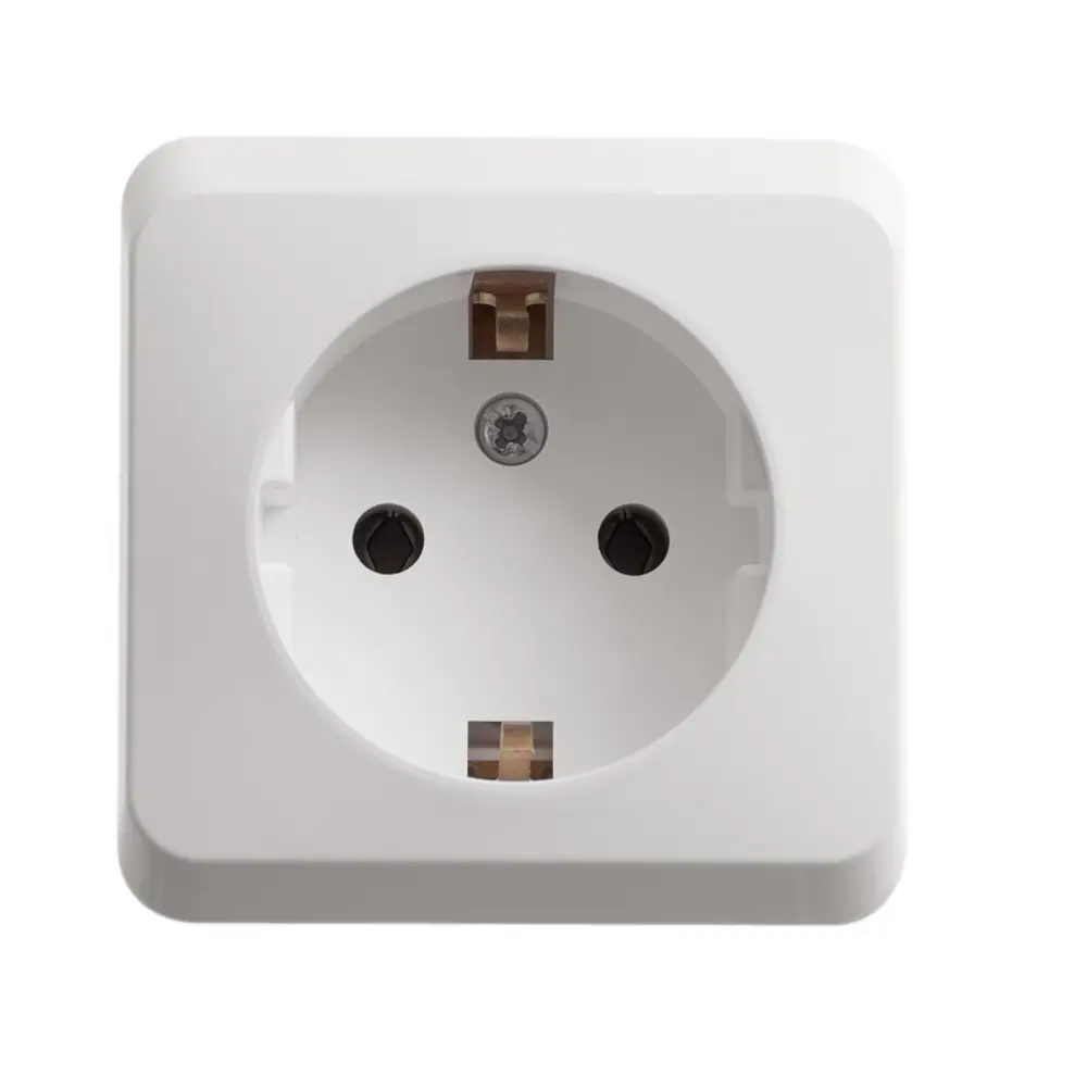 Розетка накладная SYSTEME ELECTRIC Aqua W59 с защитными шторками 89365962 Этюд STLM-1399179