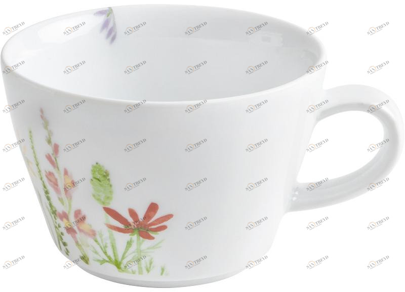 395105A50002C MG Дикий цветок чашки кофе со взбитыми сливками 0,25 л bordglasiert пять чувств MagicGrip красный / желтый Kahla-porzellan 