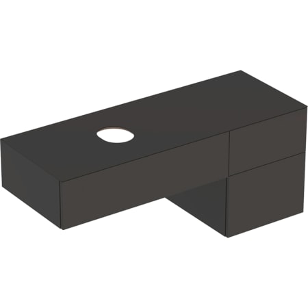 501.184.00.1 Шкафчик для накладной раковины Geberit VariForm, с тремя выдвижными ящиками, полкой и сифоном Geberit  - Вид №8