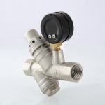 VT.515.N.04 Подпиточный клапан с фильтром и манометром Valtec 1/2"  - Вид №5