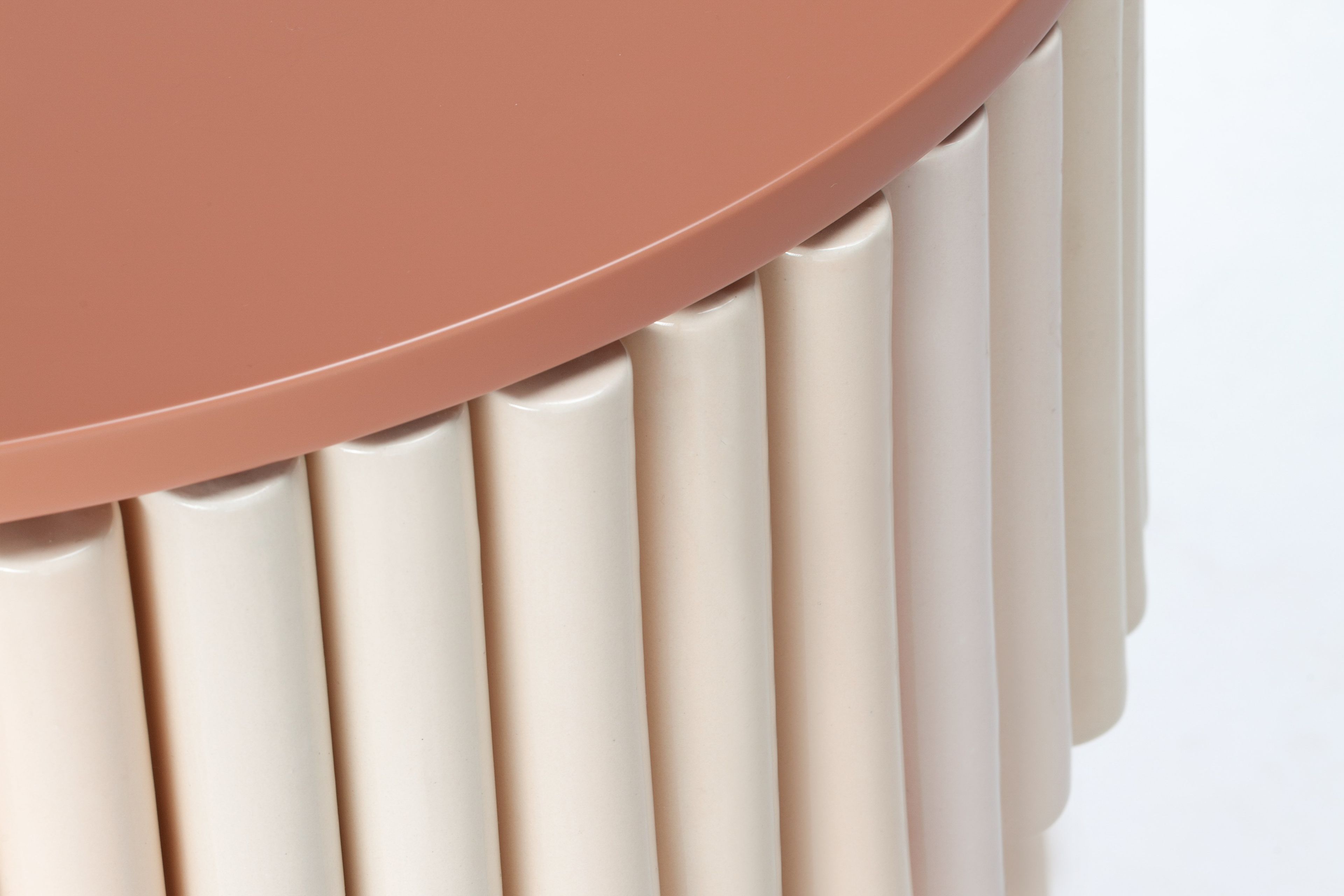 Круглый керамический журнальный столик DOOQ Nouvelle Vague ARCH-00019437 - Вид №1