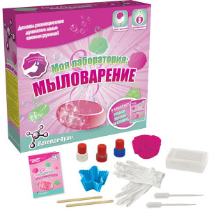 606623 Набор опытов "Моя лаборатория: мыловарение" Science4you