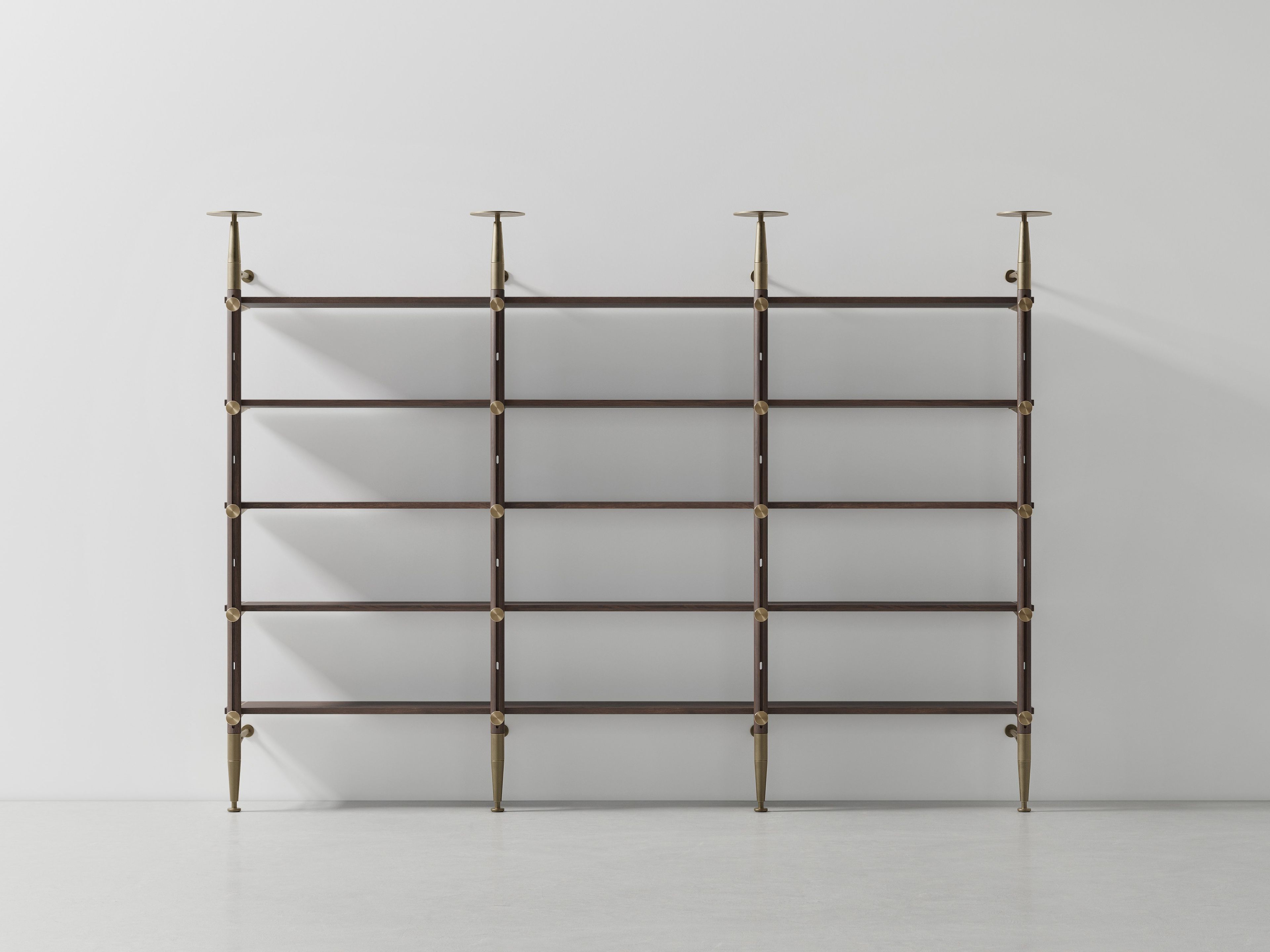 Секционная настенная Книжная полка из дуба с ящиками District Eight Inumbra ARCH-00151514 - Вид №21