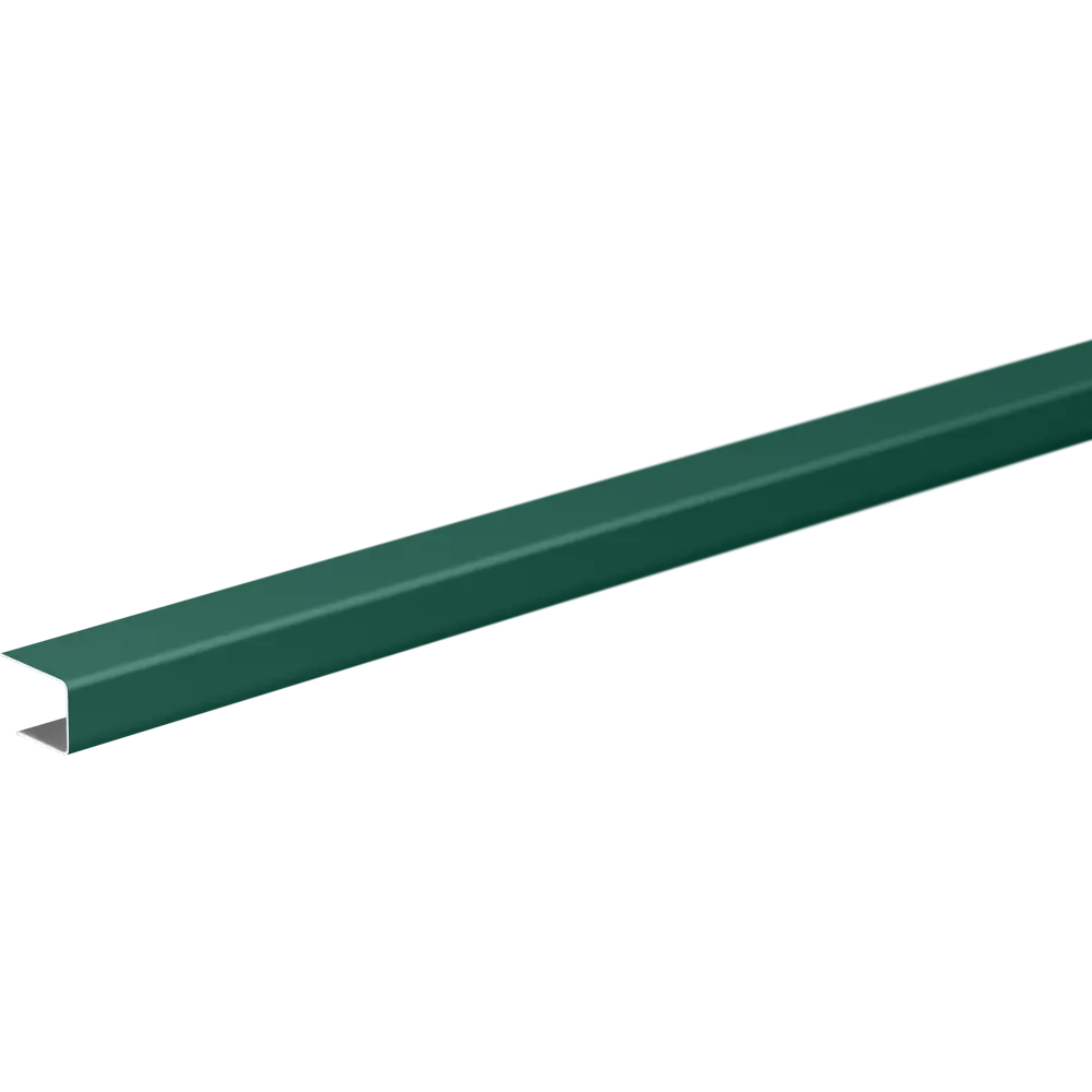 П-планка для профнастила С8 15x10 мм 2 м 0.4 мм RAL 6005 Зеленый 83964122 STLM-2019564 Santreyd 