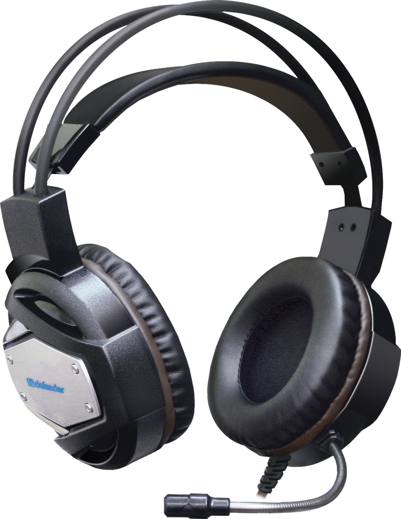 64151 игровая гарнитура warhead g-500 коричневый+черный, переходник Defender Santreyd  - Вид №1